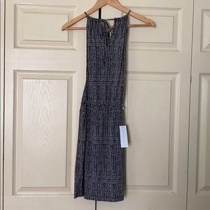 Printed Black and White Summer Dress